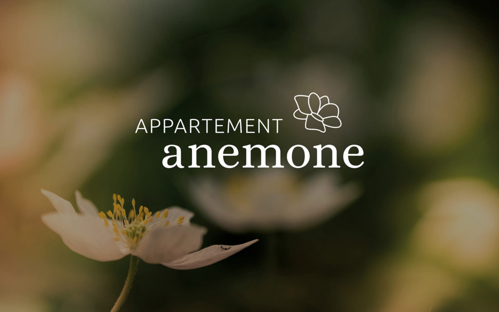 Referenz Grafikatelier Montafon Logodesign Appartement Anemone